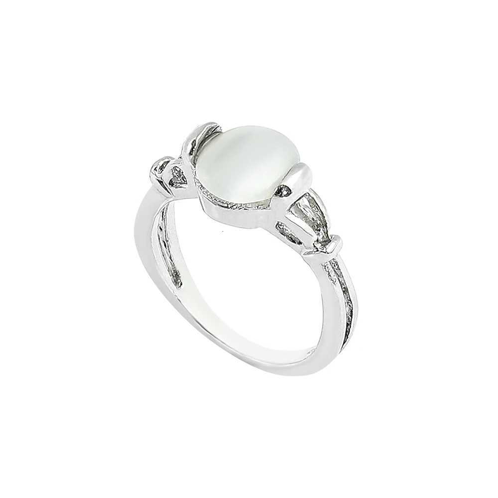 Twilight Saga Bella Ring Fashion Silver Plated Opals Rings Simple Classic Movie Film Jewelry For Women Finger Accessories y250730