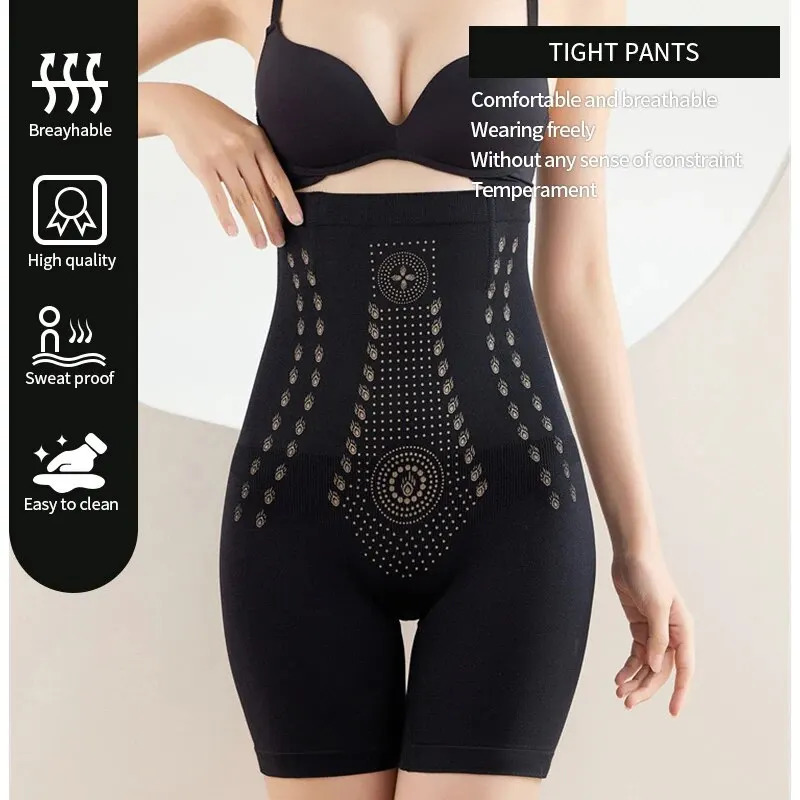 Two Piece Womens Breathable and Tight Fitting Short Tight Fitting High Waist Shaping Pants Womens Shaping Shorts 250726