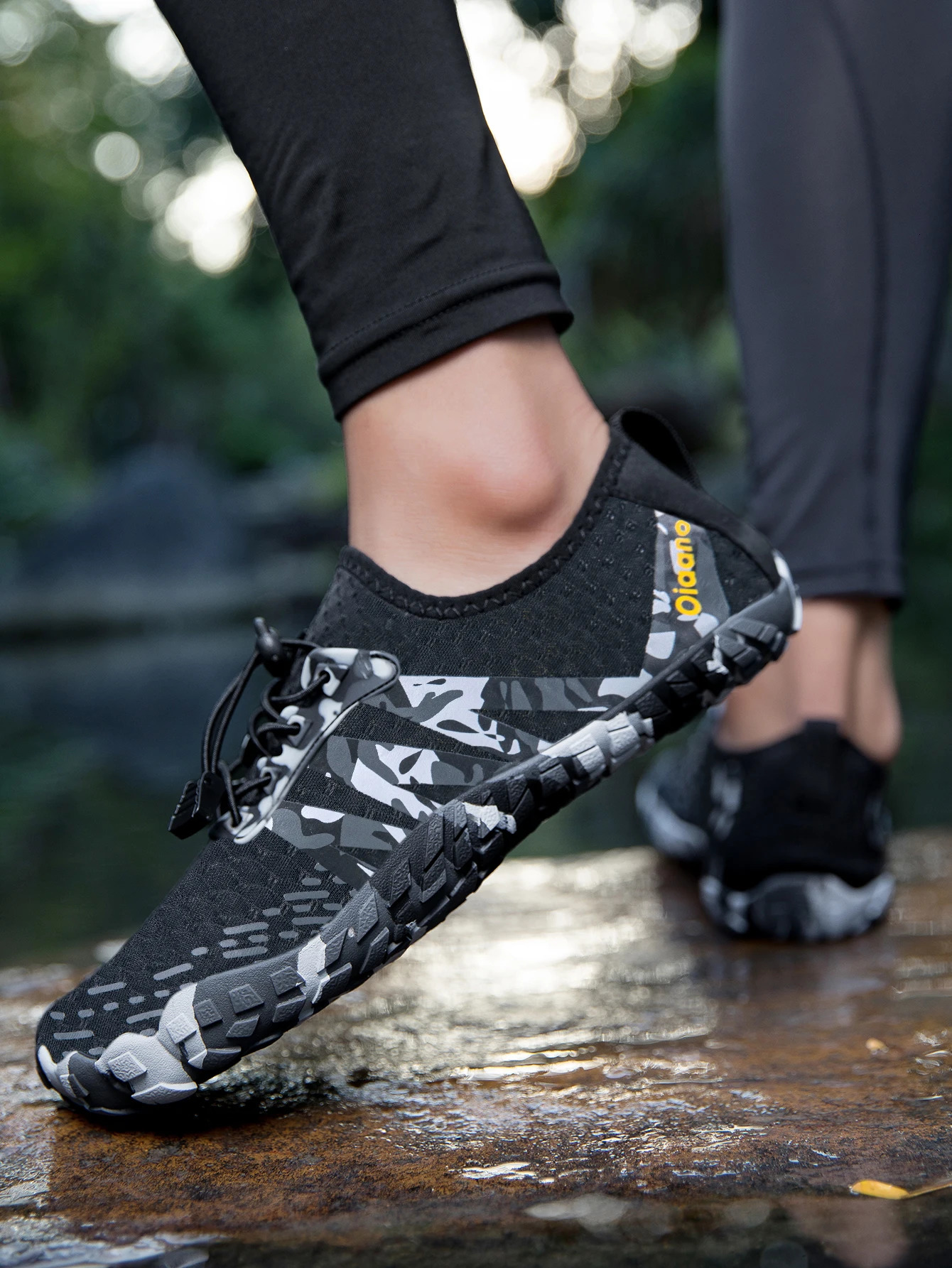 Oiaano Unisex Man Woman Shoes Anti-Non Slip Durable Black Water Barefoot Soft Sole Light Breathable Sport Outdoor Walk Running 250725