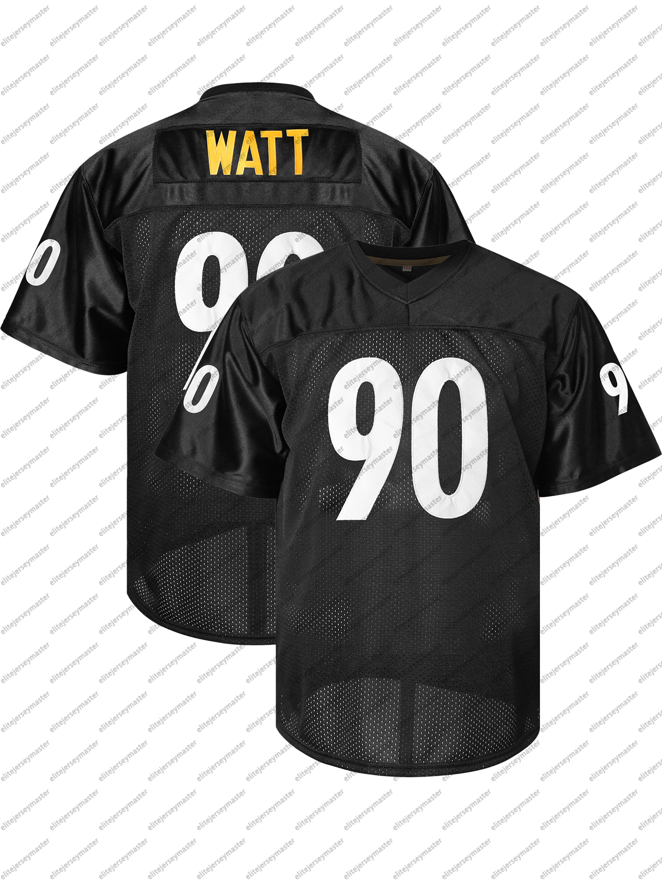 T.J.Watt 90 Aaron Rodgers 8 Joey Porter Jr. DK Metcalf 4 Troy Polamalu 43 Pat Freiermuth 88 Najee Harris Personalized Customized Football Jerseys Custom Any Number Name