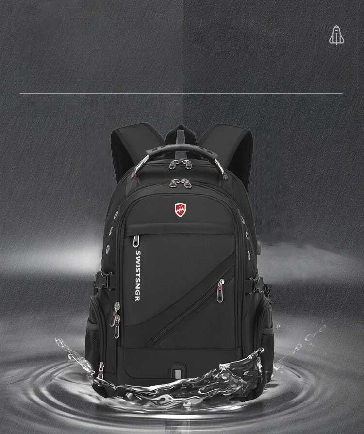 Designer Luxury Waterproof Inch Laptop Men Airplane Travel Backpack Women Oxford Rucksack Male School Bag Modern Mochila