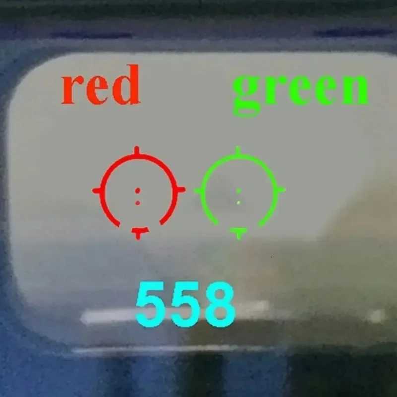 3X Holographic Scope 553 558 Tactical Optics Sight with Flip-up Mount Red Green Dot Sight for 20mm Rail Hunting Airsoft Scope R250730