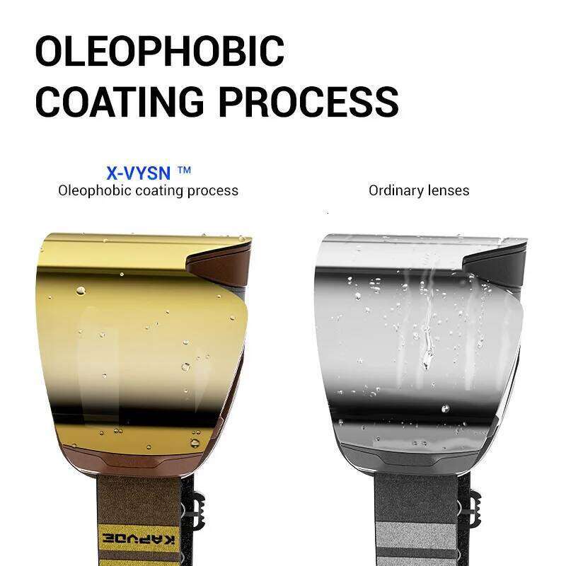 KAPVOE Outdoor Ski Men Snowboard Glasses Women Winter Snow Sunglasses Uv400 Magnetic Attraction Anti-Fog Skiing Goggles