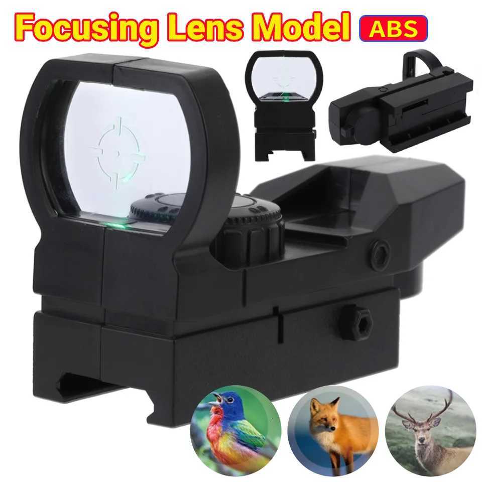 3/5Pcs Holographic Rifle Scope Reflex Optics Sight Compact Sights for 20mm Rail Mount Rifles R250730