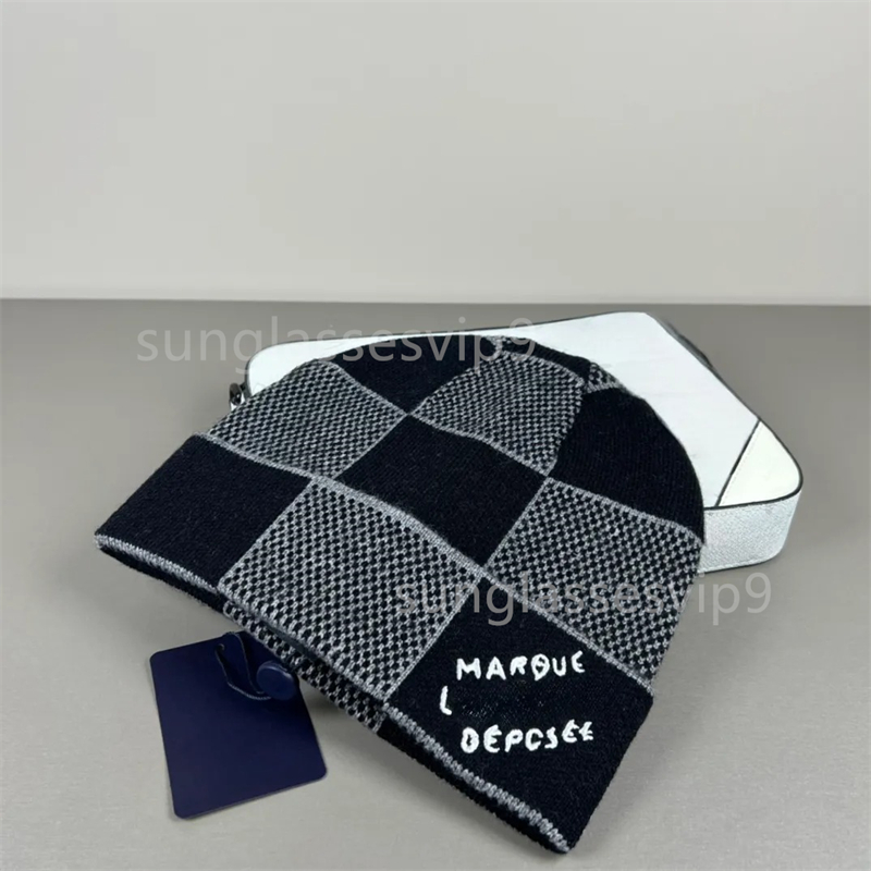Beanie Mutze Fashion Designer Hats knitted hats Men's and Women's Beanie Winter hat Thermal Knit Hat Ski Bonnet Plaid Skull Hat Luxury warm Cap 01