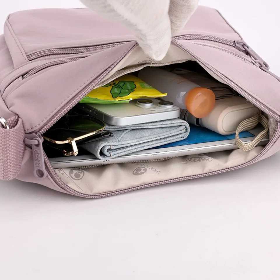 Just Hold A Lot Waterproof Nylon Shoulder Crossbody Bags for Women Messenger Travel Daily Use Bags Suitable for Mothers Shopping G250729