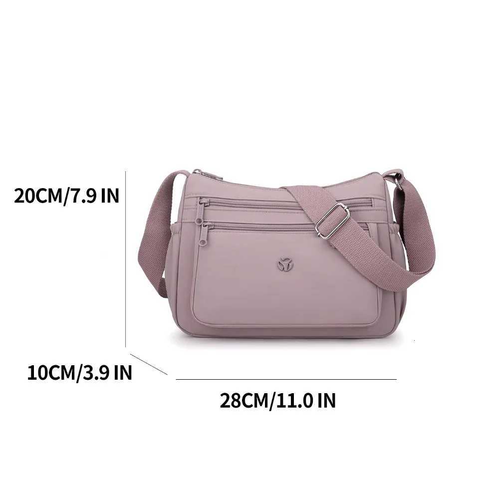 Just Hold A Lot Waterproof Nylon Shoulder Crossbody Bags for Women Messenger Travel Daily Use Bags Suitable for Mothers Shopping G250729