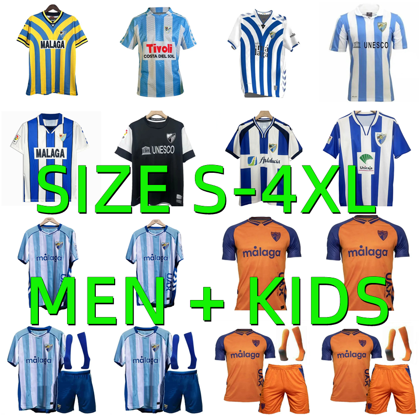 25 26 Malaga Soccer Jerseys MOlaga 2025 2026 MALAGUISTA ANTONITO C. DIONI CASTEL D.LARRUBIA Football Shirt camiseta de fUtbol 95 96 97 98 99 05 06 12 13 retro Men kids kit