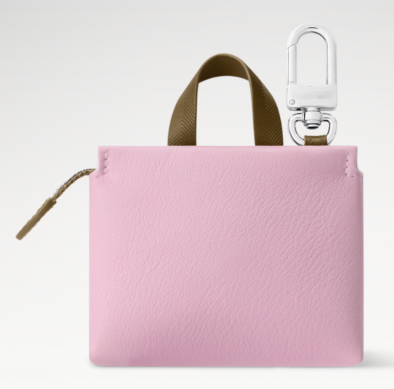 new Mini Shopper Bag Charm Pearls Chain Belt and Bag Charm Spring Street keyChain luxury designer Key Holder