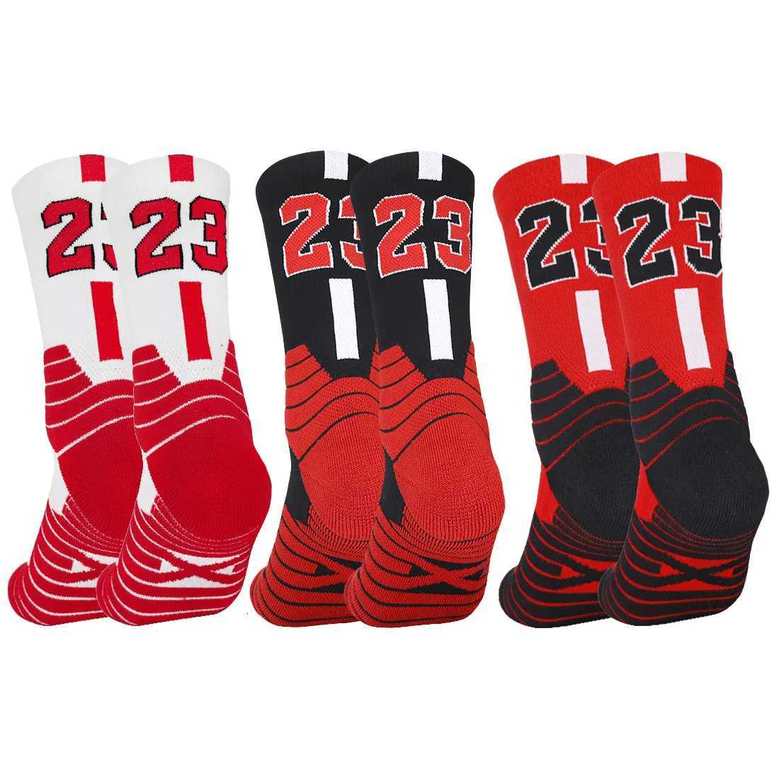 Number 23 Basketball Socks Men Women Sports Football Basketball Baseball Rugby Soccer Cycling Running Hiking Z250731