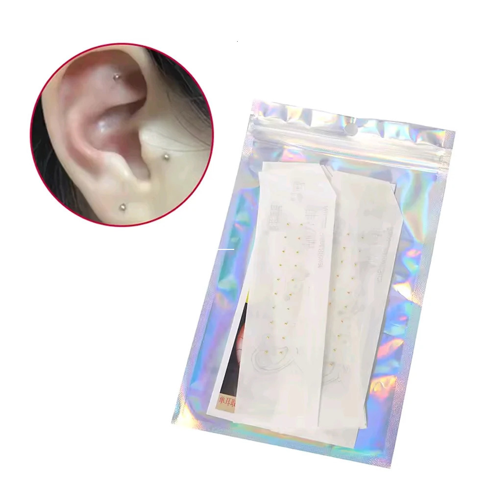 100pcs Ear Care Acupuncture Auricular Disposable Ear Stickers Massage Needle Patch Auricular Auriculo Acupoint 250726