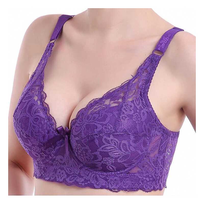 Hot Summer Sexy Lace Push Up Bra 34 36 38 40 42 44 46 B C D Young Bra Underwear Cotton Large Breast Bra Intimates C3306 Z250730