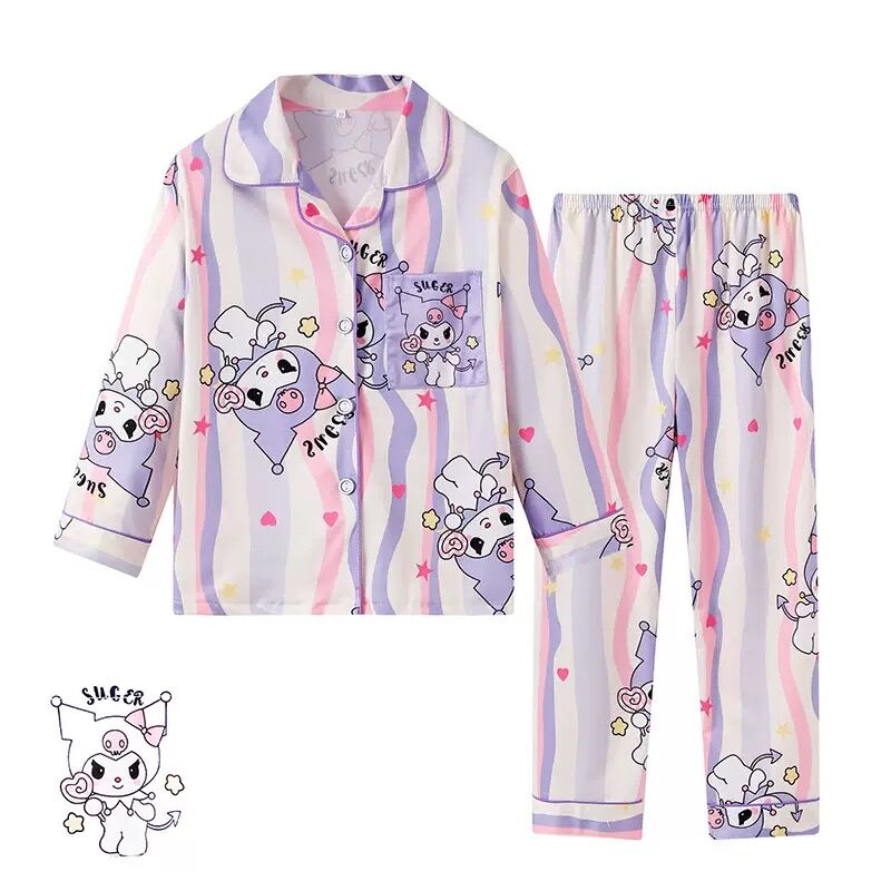 Durable, Stylish Kids' Bedtime Wear - Fun Sanrio Designs for Little Ones