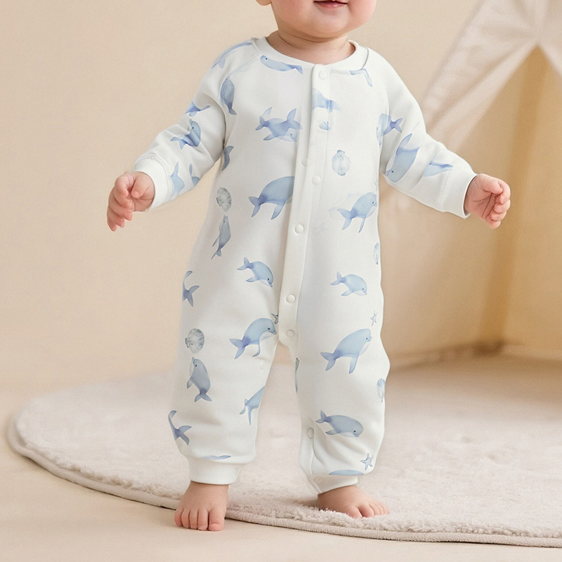 Baby Bodysuit Spring/Summer Cotton Fleece Breathable Soft