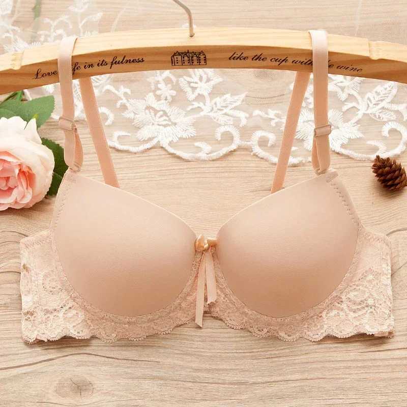 Sexy Push Up Bras Women Solid Wireless Lace Trim Lingerie One-Piece Seamless Gather Underwear Convertible Straps Support Bra Z250730