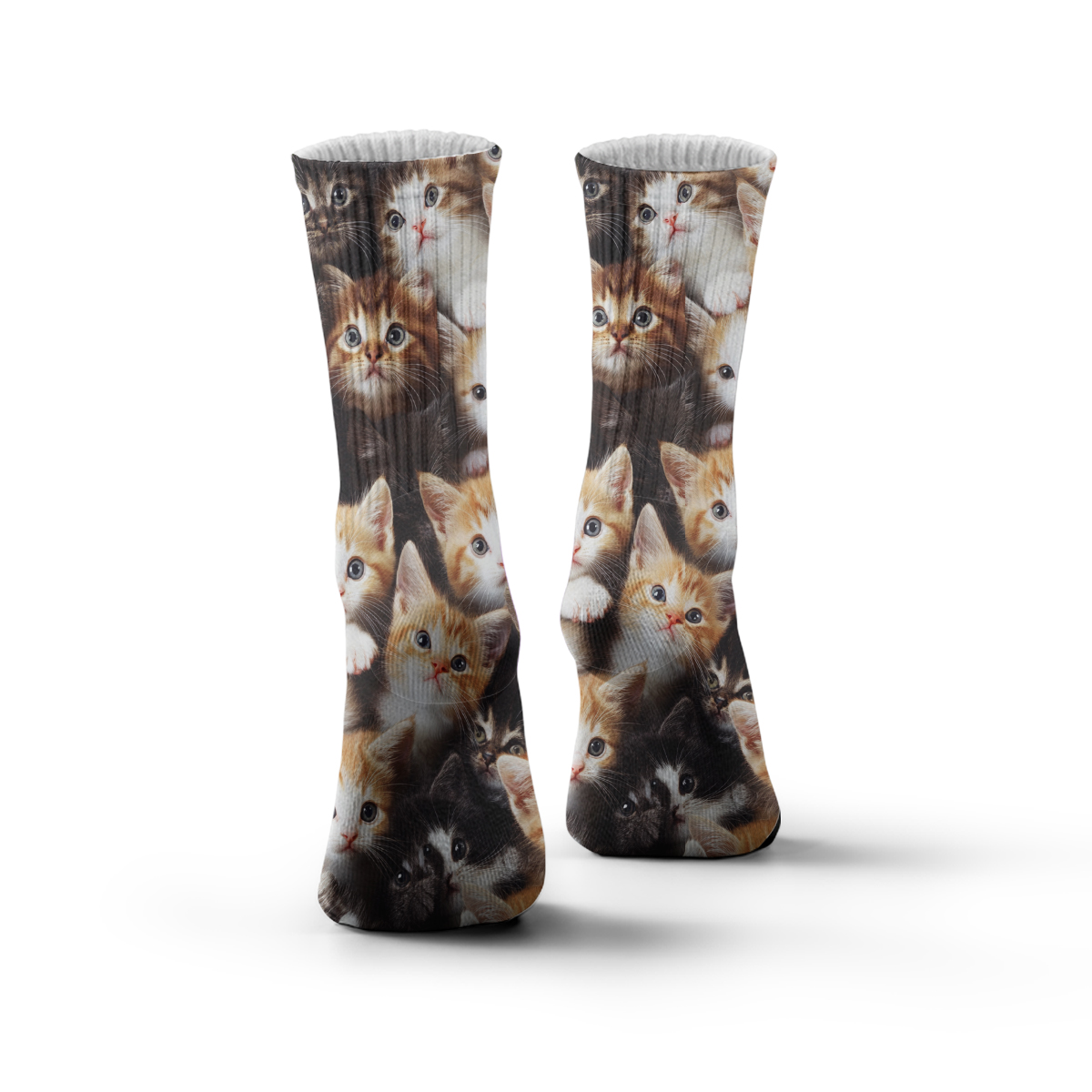 Cute Kitten Collage Unisex Tube Designer Designer Socks C134