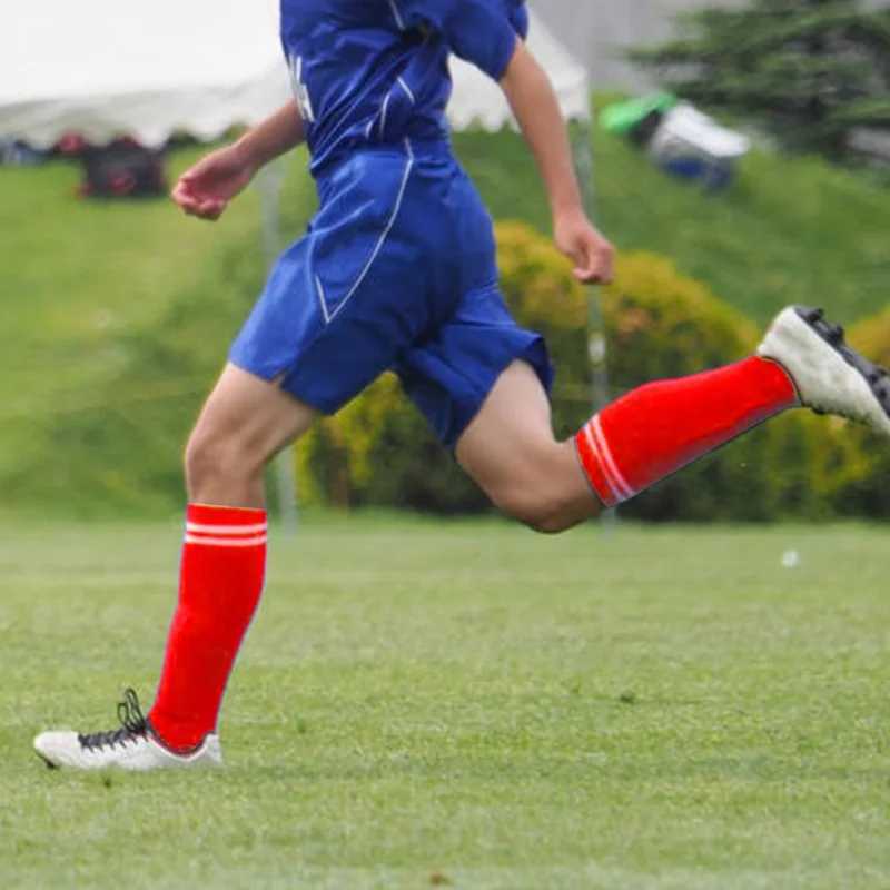 1 Pair Football Sports Socks Long Knee Cotton Spandex Kids Leggings Stockings Soccer Baseball Ankle Adults Children Socks Z250731