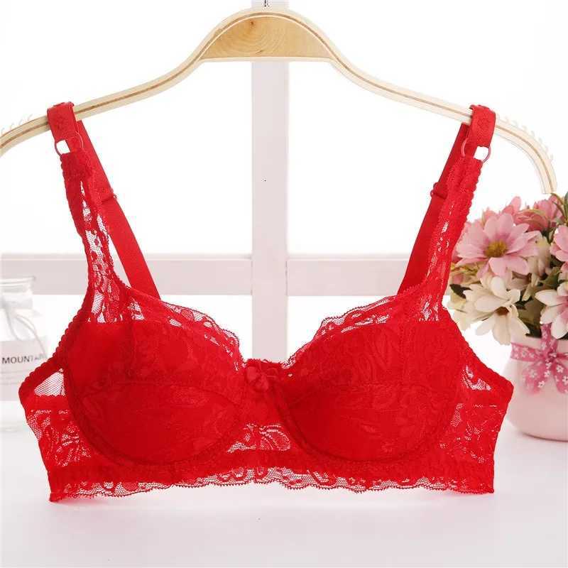 New Sexy Floral Lace Bras Women Summer Thin Push Up Bra Solid Color Comfort Breathable Underwear Female Fashion Lingerie Z250730