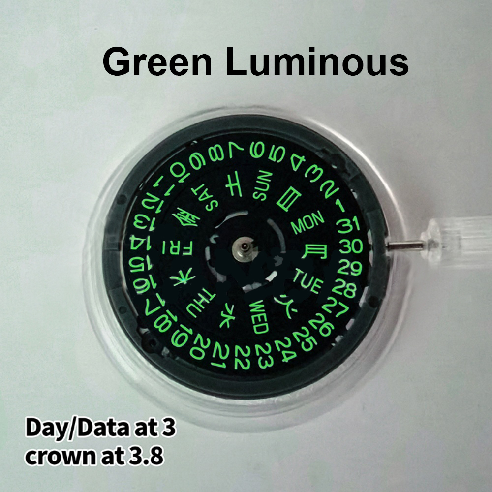 Premium Automatic Movement NH36/NH36A Self-winding Mechanical Quick Date/Day Setting 24 Jewels Japan Watch Replacements 3H/3.8H
