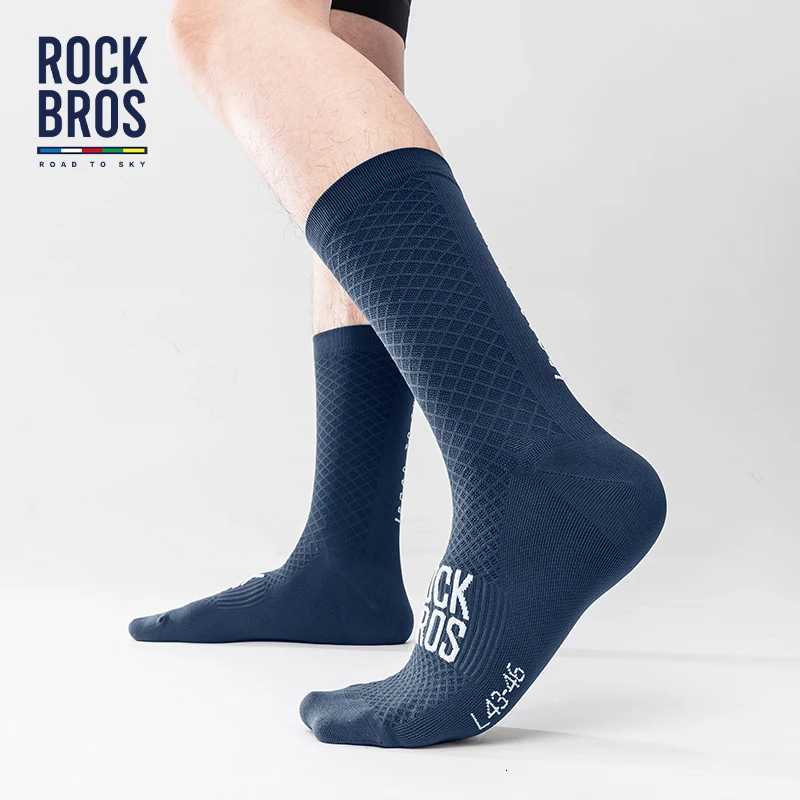 ROCKBROS ROAD TO Sport Socks BreathabLE MTB Road Cycling Socks High Elastic Shock AbsoRBing A Pair Bike Socks Z250731