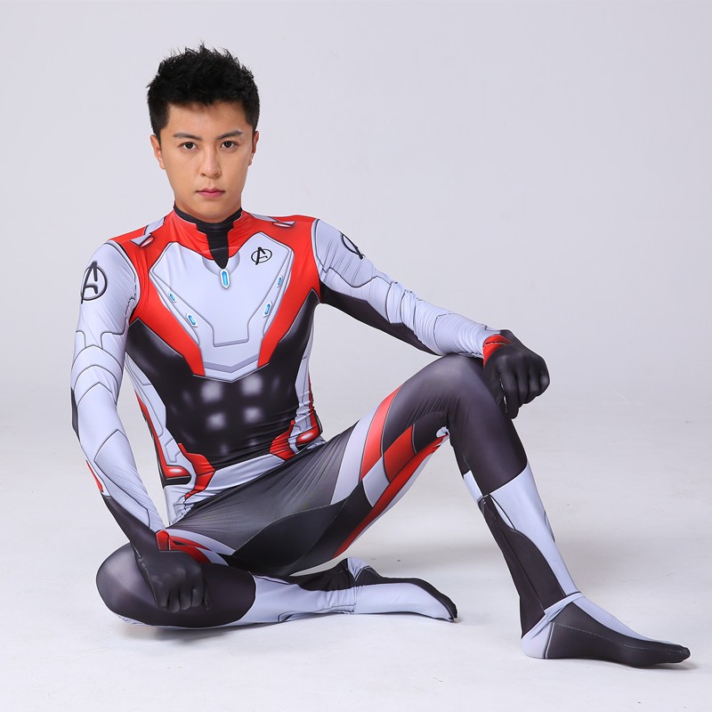 Children's sci-fi hero style quantum battle suit, one-piece tight-fitting suit, future warrior theme cosplay performance costume