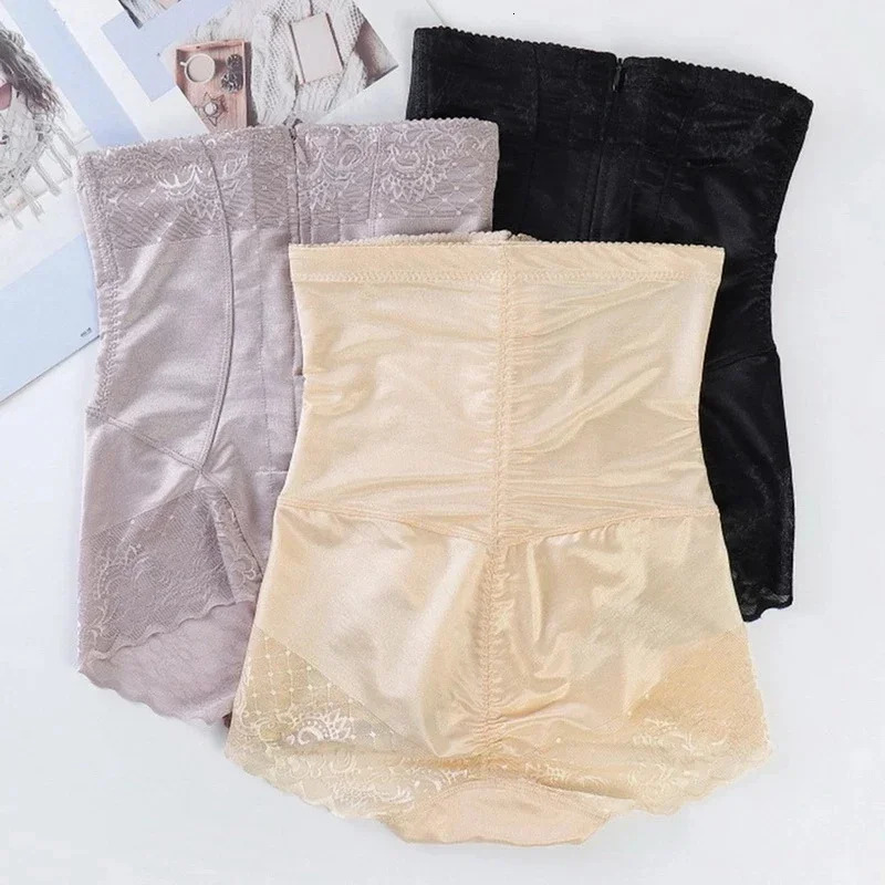 Body Shaper High Waist Butt- Body Zipper Belly Pants Seamless Waist-shaping Summer Thin Body-shaping Pants for Women 250726