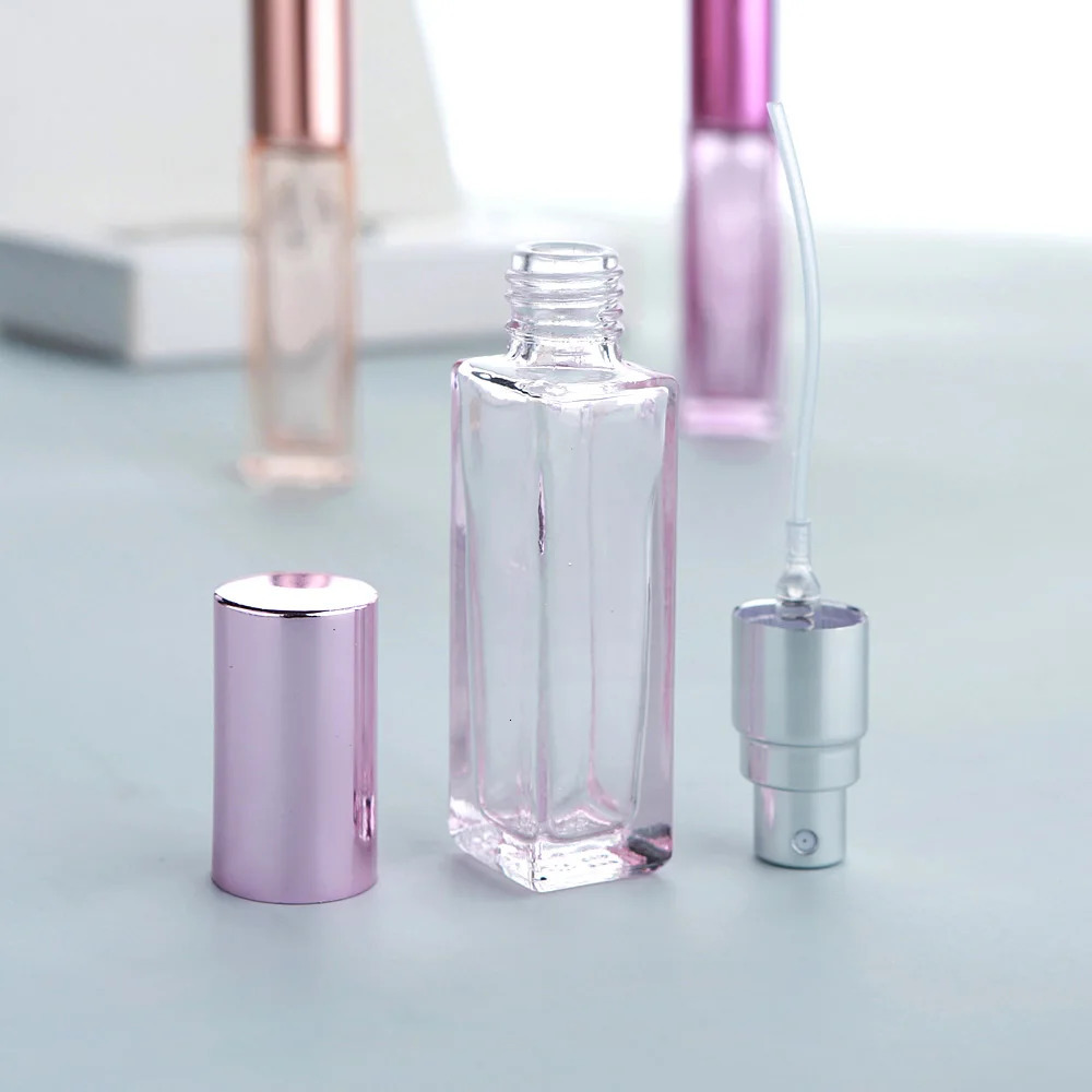 10ml Perfume Bottle Polychrome Bottle and packaging boxes High Quality Thick Glass Refillable Mold Spray Bottle 10/20/30/40PCS 250726