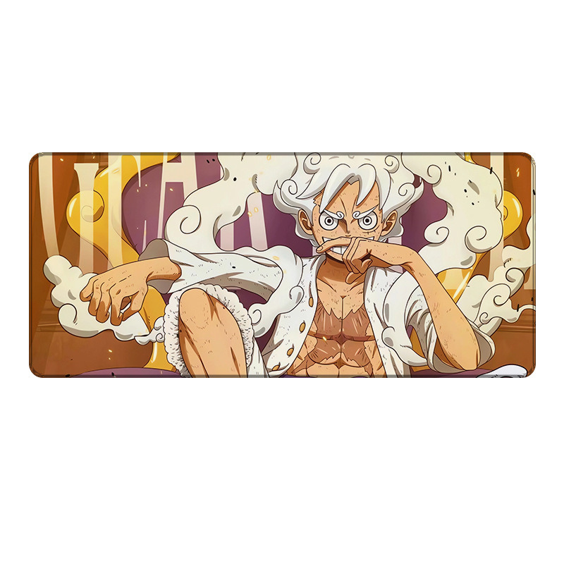 bilibili Anime O-ONE Luffy P-Gear 5 Mousepad Office Large Small Mat PC Computer Keyboard Mats Rubber Anti-Slip Mice Mat