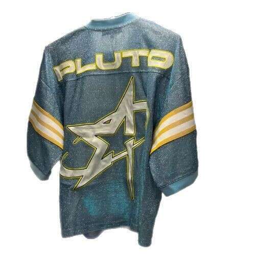 2025 Unisex New Loose V-Neck Sports Fluorescent Jersey T-Shirt