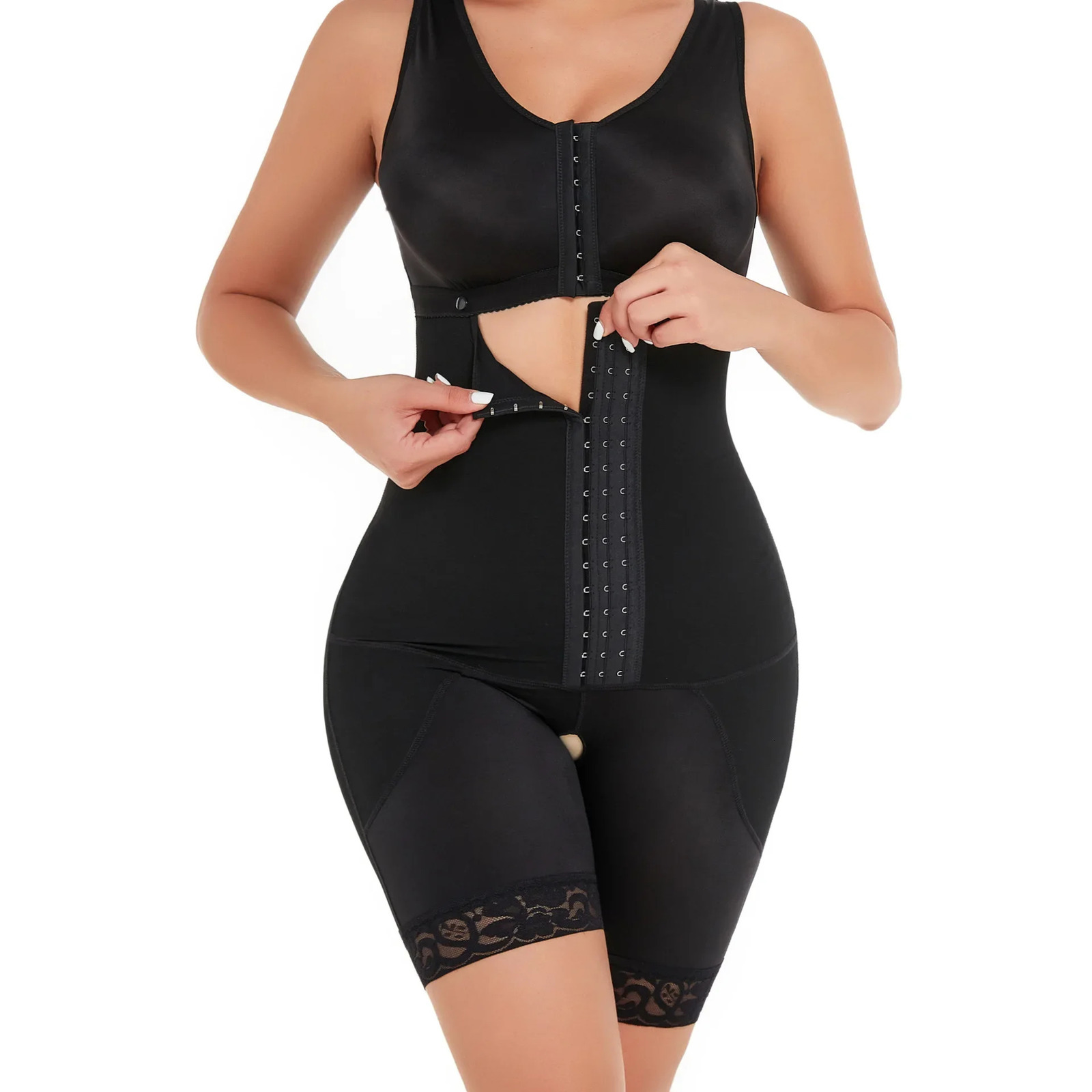 Three-Row Button Mesh Slimming Body Shaper Full Body Shaper Waist Secret Thin Material Summer Suitable Men Women Underwear 250726