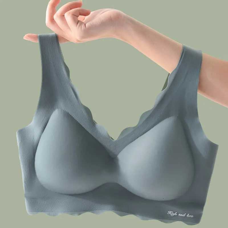 Seamless Bras for Women Sexy Lingerie Wireless Tops Push Up Brassiere Summer Underwear Deep V U Back Bralette Female Intimates Z250730