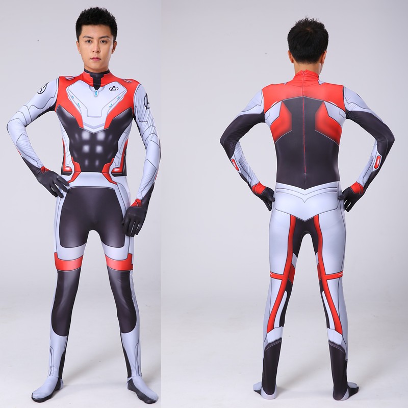 Children's sci-fi hero style quantum battle suit, one-piece tight-fitting suit, future warrior theme cosplay performance costume