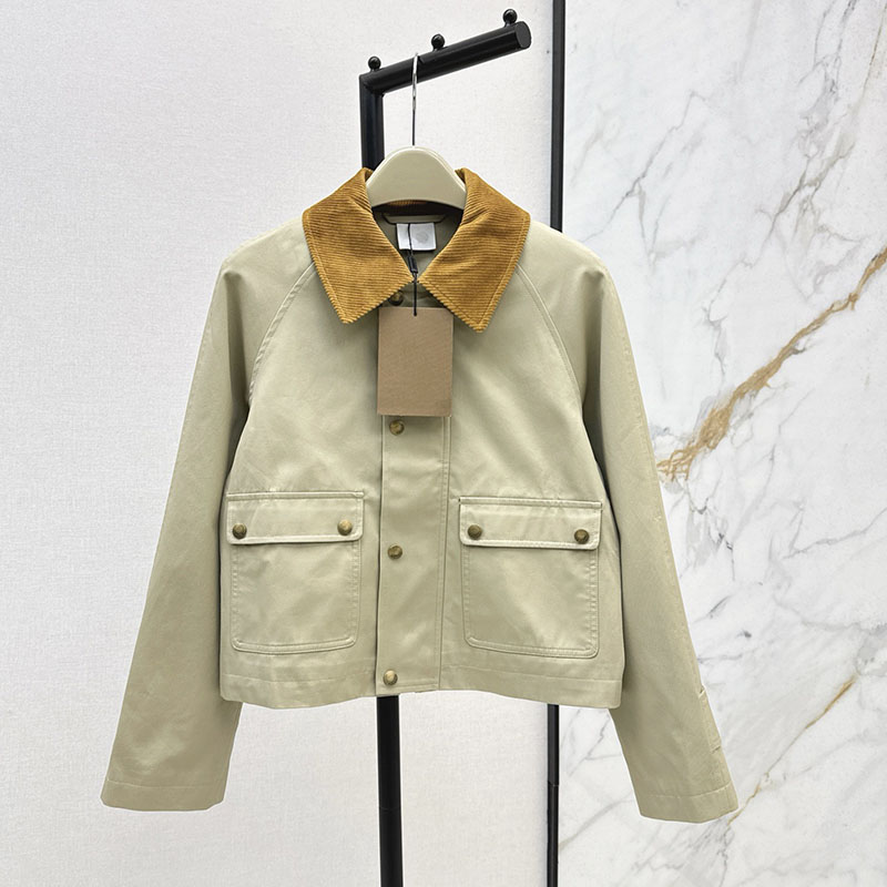 25ss Designer's New Fashionable Loose Multi functional Retro Plaid Splicing Design Jacket