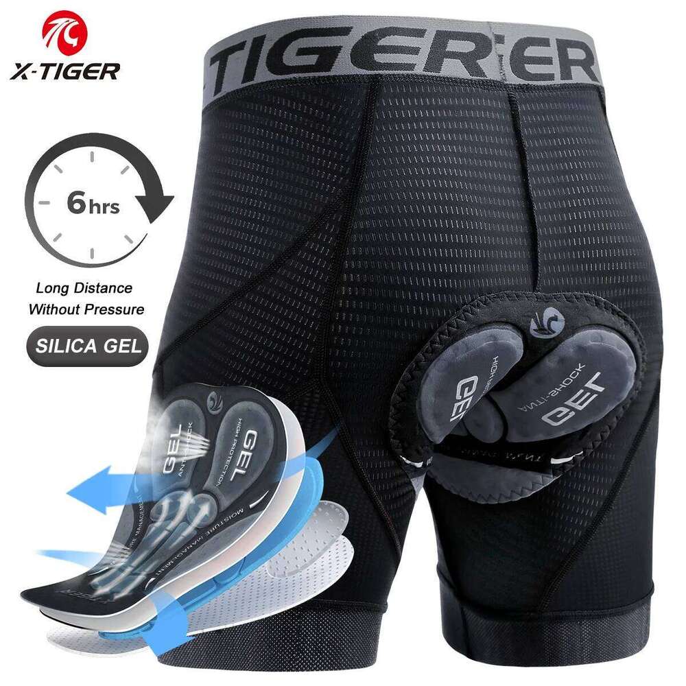 X-Tiger Breathable Mesh Cycling Gel Pad Shockproof MTB Bike Shorts Dropshipping Bicycle Underwear