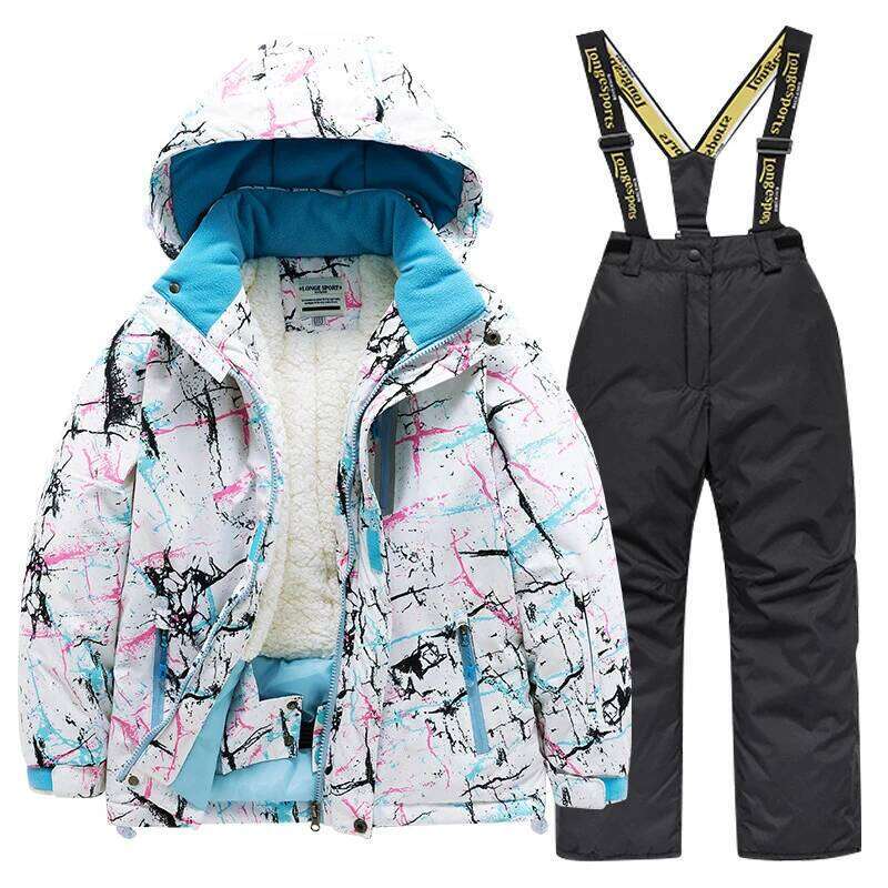 Children's Ski Suit Set For Boys Girls, Parent-Child Style, Medium And Small Children's Skiing Professional Equipment