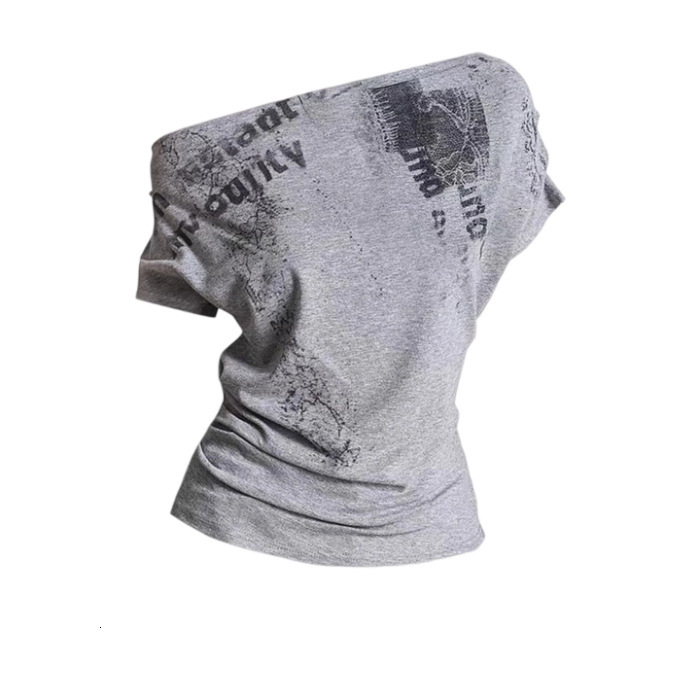 2025 American retro short sleeved women's T-shirt summer new letter pure desire style waist strap short top D original method new designer T-shir