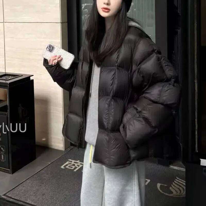 Designer Clothing 2025 Women's Models Fall Winter Tops Coat Down Jacket Short Warm Retro Simple Comfortable Loose Leisure Fashion Advanced Soft N