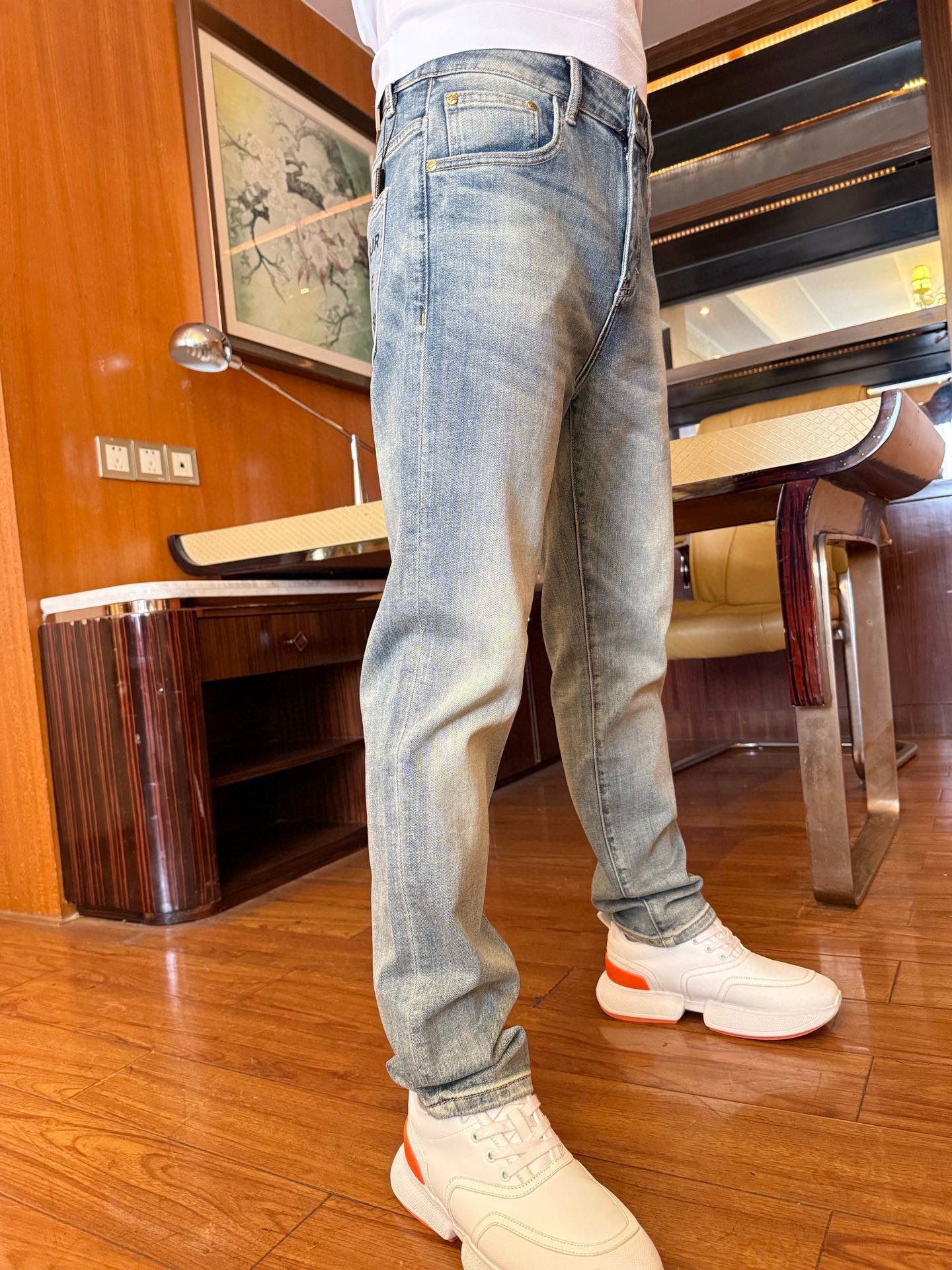 L Brand Denim jeans outdoor mens and womens designer brand luxury gift Valentines Fathers Christmas.M281