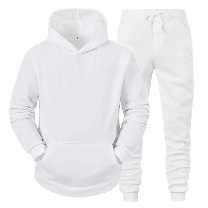 Men Sportswear Sweater Suit Hoodies + Pants Sports Clothing Spring Autumn Sets Jogging Trousers Running Men Tracksuits XJ250731