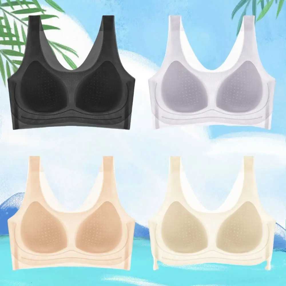 Breathable Close-fitting Wireless Deep V Bra Shockproof Traceless Push Up Underwear Lingerie Adjustable Seamless Sports Bras Z250730