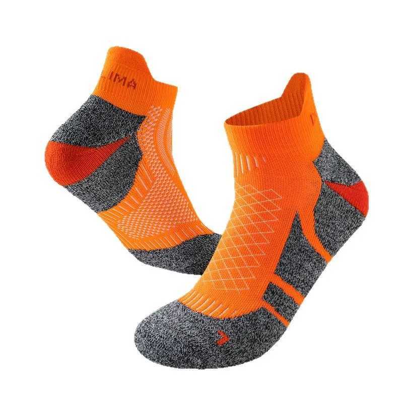 2025 Professional Marathon Running Socks Men Women Sports Fitness Thickened Cushioned Short Tube Low Cut Boat Ankle Socks Z250731