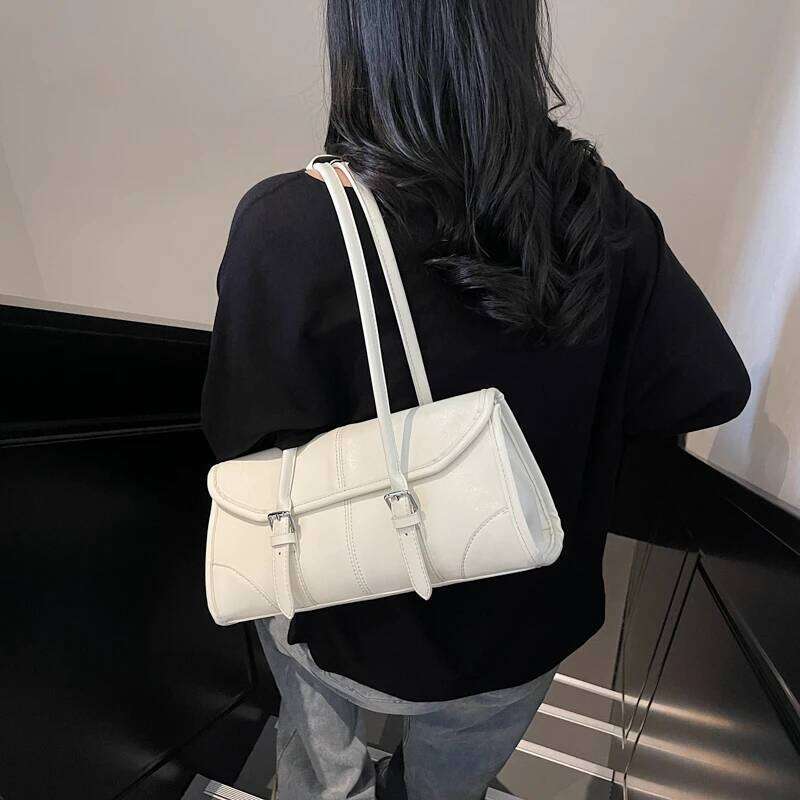 New Sophisticated Large Capacity Commuter Women's Bag Stylish Spring Summer Shoulder Underarm Handheld Baguette