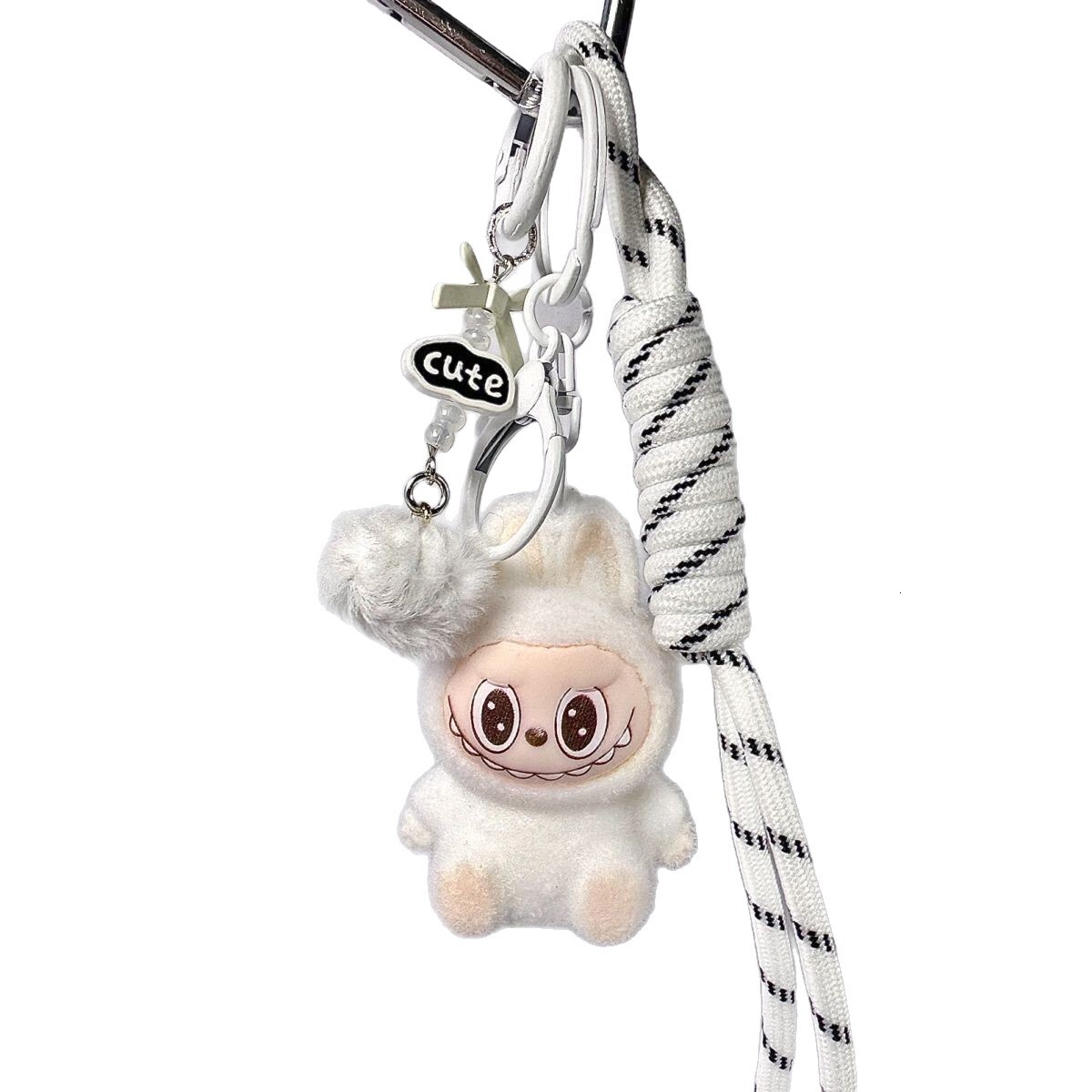 Cartoon Cute Labubu Pendant Keychain High-Value Girl Bag Pendant Keychain Gift