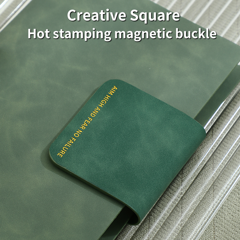 A5 B5 Magnetic Closure Retro Color Lined Planner Notebook Softcover Business Notepad with Magnetic Buckle