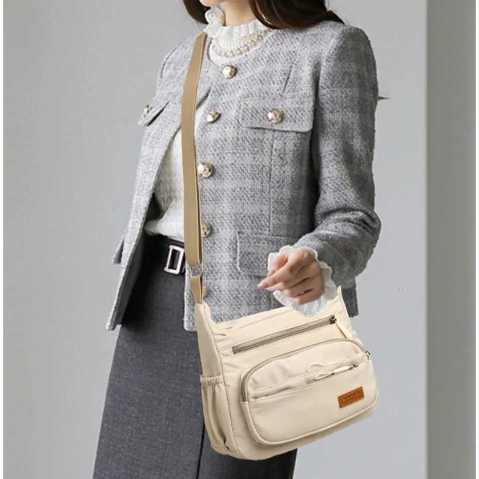 Multiple Pockets Nylon Purses And Handbags Women Shoulder Bag Luxury Handbags Women Bags Designer Crossbody Bags for Women 2025 G250729