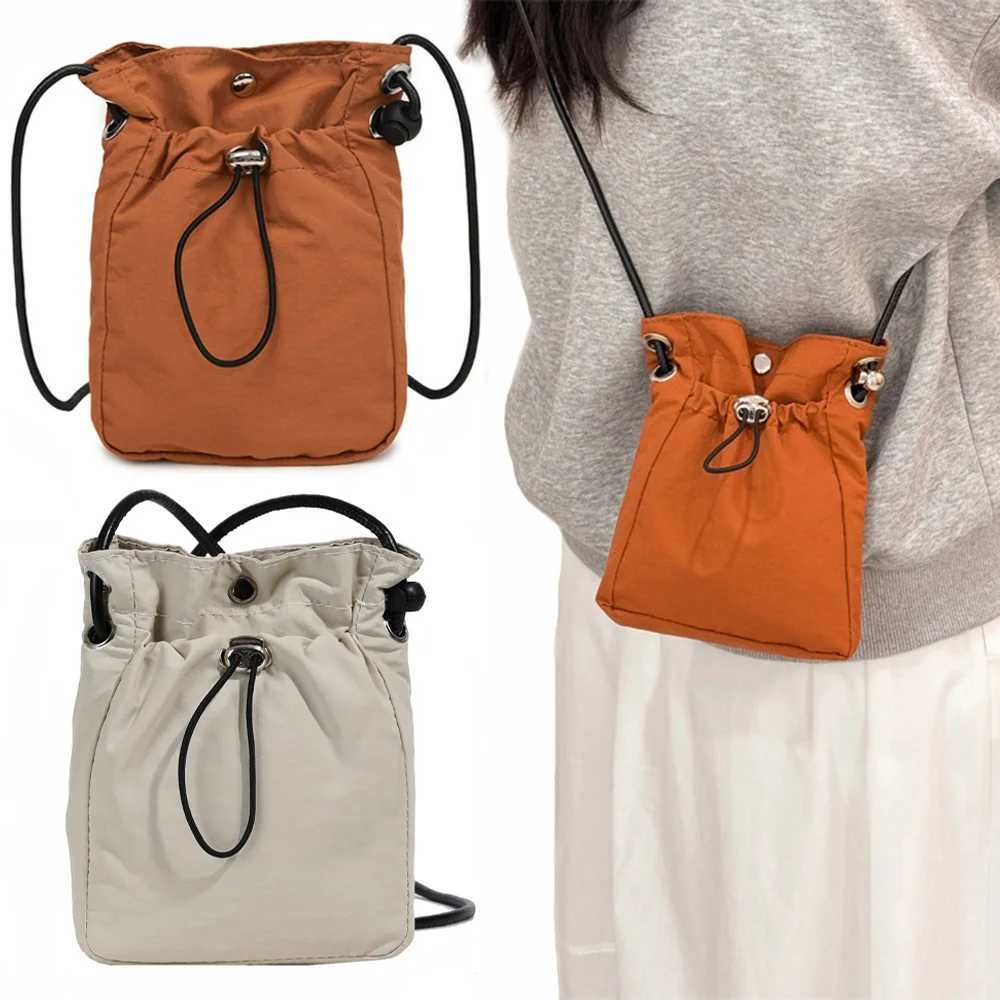 Nylon Crossbody Bag Soft Mini Phone Wallet Multifunctional Square Shoulder Bag Crossbody Purse Canvas Purse Messenger Bag Y250730