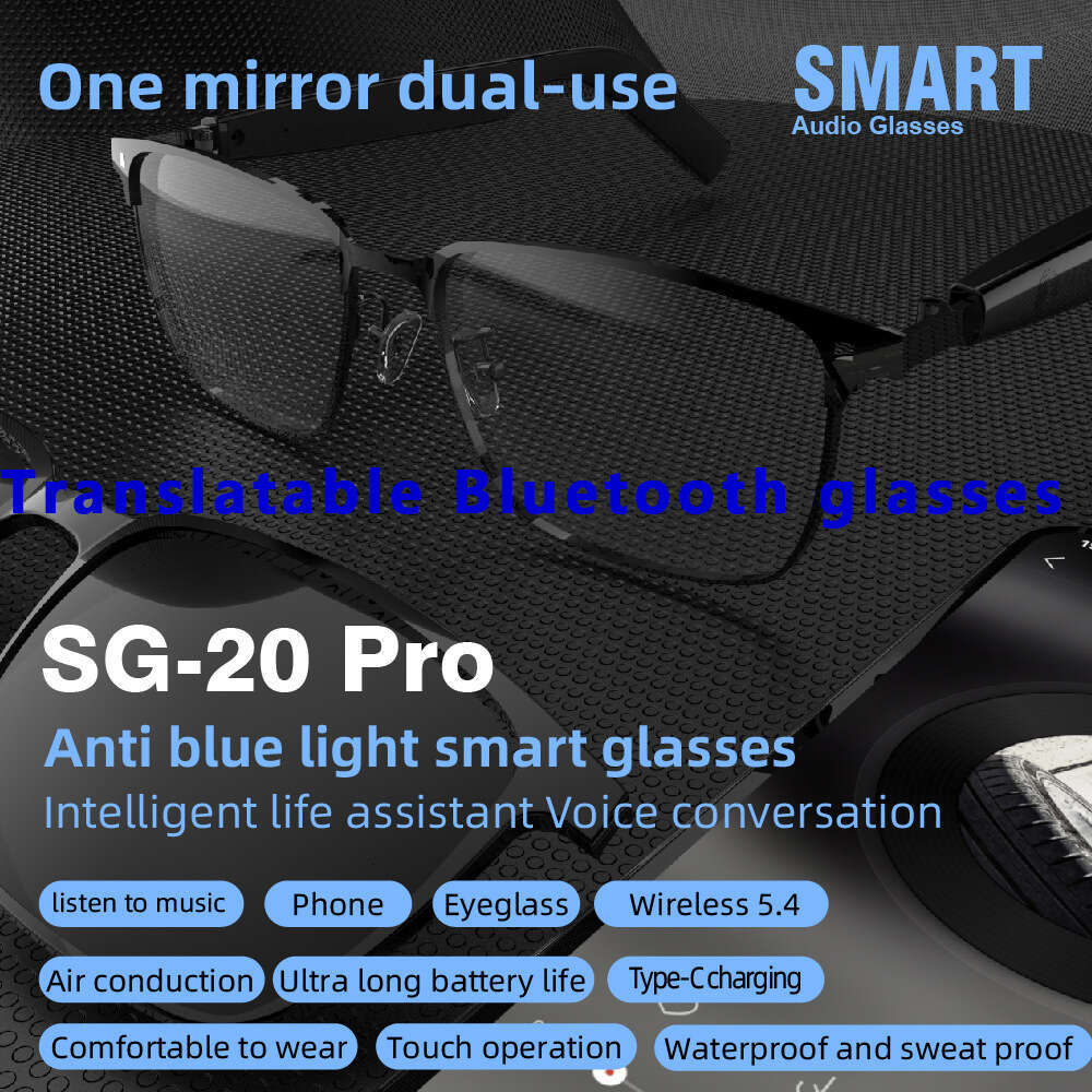 Outdoor Sports AI Smart Fashion Driving Sunglasses Travel Translation Bluetooth Headset Glasses