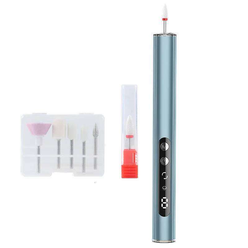Electric Polish Drill hine with UV Lamp Portable Manicure Set Exfoliation and Polishing for Nail Salon