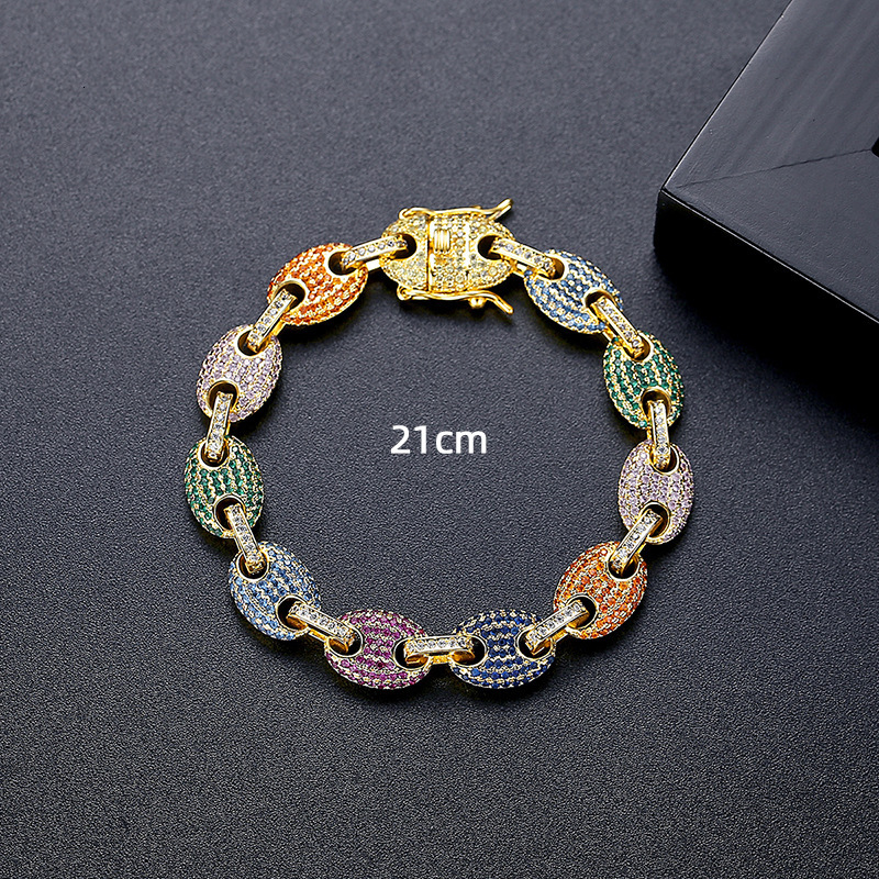 Bracelet Full Diamond Copper Micro-inlaid Zirconia Hand Jewelry European Designer Madam Bracelet And American High-end Niche Trade Cross-border Jewelr