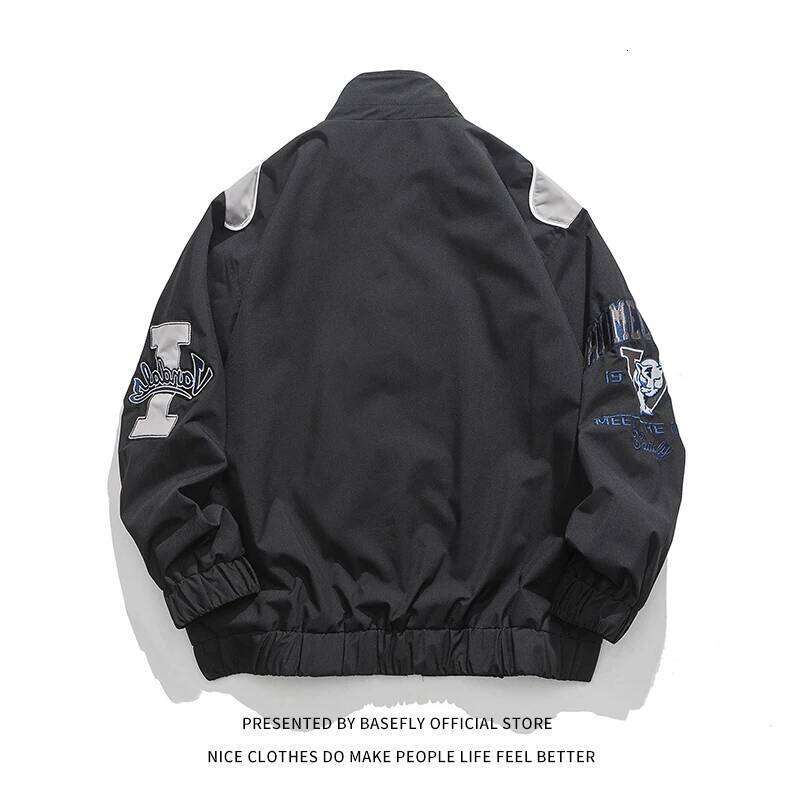 Designer Clothing 2025 Thin Light Tech Work Embroid F1 Racing Motorcycle Jacket Men Unisex Women High Streetwear Bomber Windbreaker Hip Hop